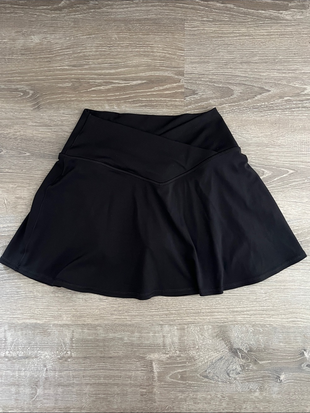 Aerie Black Real Me V-Waist Skort